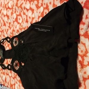 NWT L Women's Black Tank Top